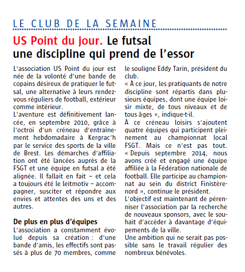 Article de presse